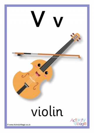 Alphabet Poster V