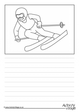 Alpine Skiing Story Paper