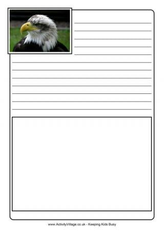 American Eagle Notebooking Page