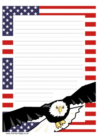 American Eagle Writing Frame