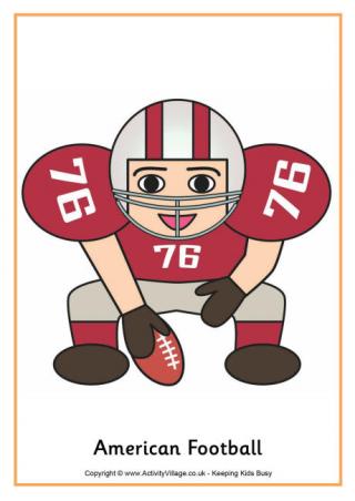 American Football Poster
