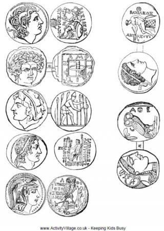 Ancient Greek Coins Printable