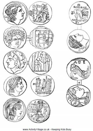 Ancient Greek Coins Printable