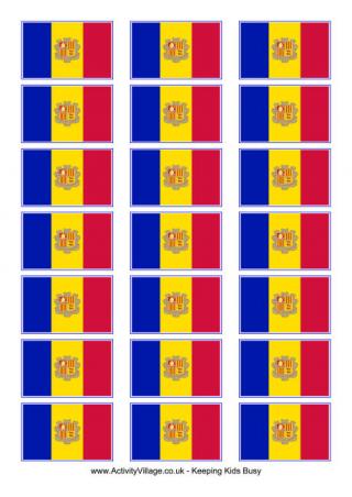 Andorra Flag Printable