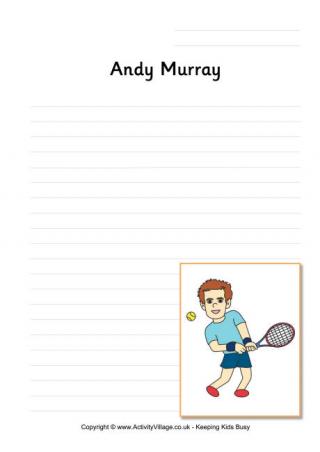 Andy Murray Writing Page