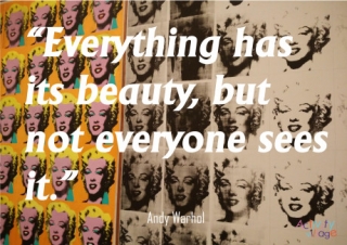 Andy Warhol Quote Poster