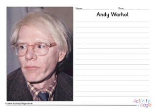 Andy Warhol Story Paper 2