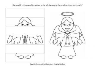 Complete the Angel Puzzle