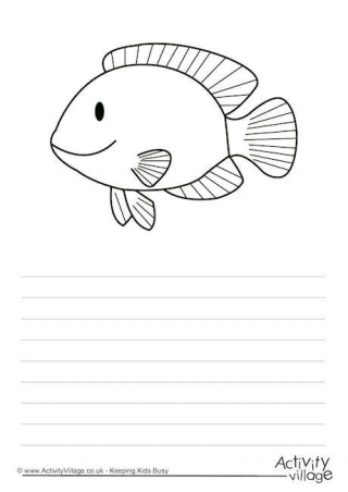 Angel Fish Story Paper
