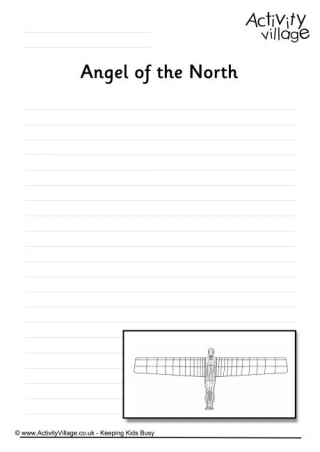 Angel Of The North Writing Page