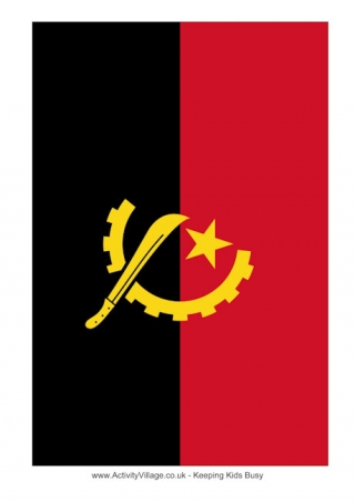 Angola Flag Printable