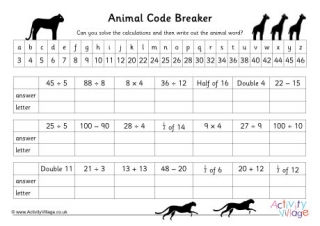 Animal Code Breaker 1
