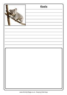 Animal Notebooking Pages