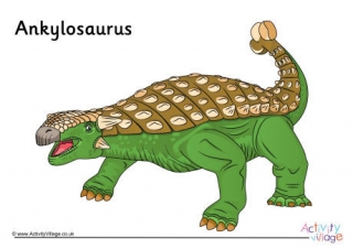 Ankylosaurus Poster