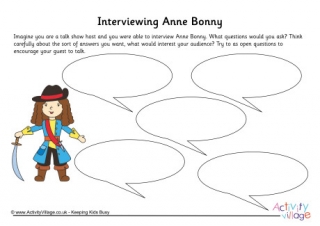Anne Bonny Interview Worksheet