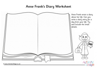 Anne Frank's Diary Worksheet