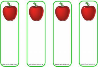 Apple Bookmarks - Blank