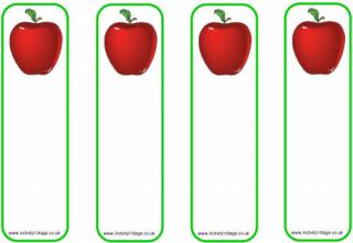 Apple Bookmarks - Blank