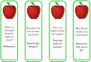 Apple Bookmarks - School Jokes