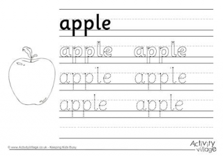 Apple Worksheets