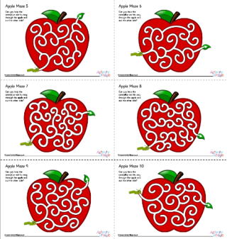 Apple Mazes - Easy