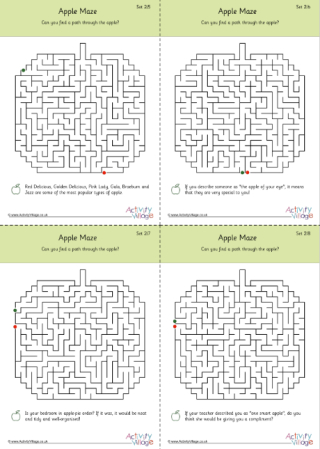 Apple Mazes - Hard