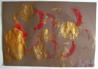 Apple Printing Fun for Kids