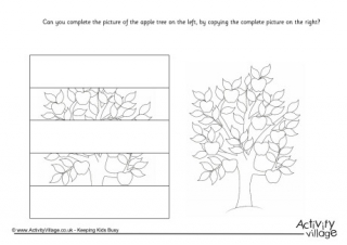 Apple Tree Complete the Picture Puzzle