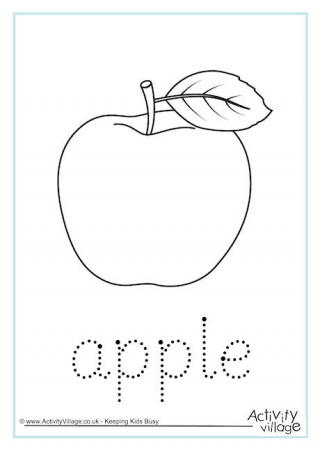 Apple Word Tracing