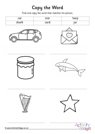 Ar Digraph Copy The Word