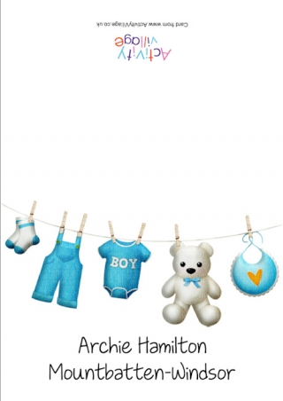 Archie Baby Card
