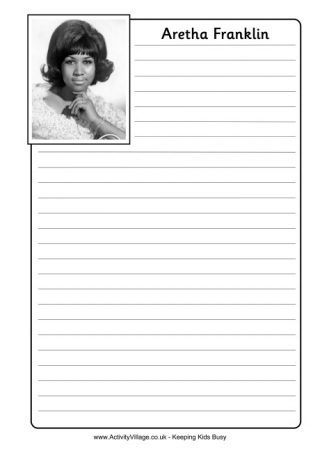 Aretha Franklin Notebooking Page 2