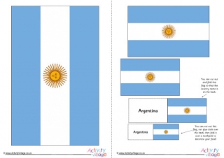 Argentina flag Printable