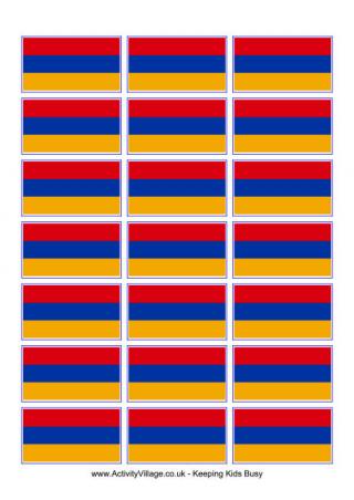 Armenia Flag Printable