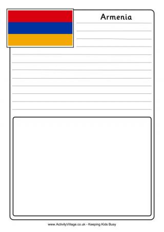 Armenia Notebooking Page