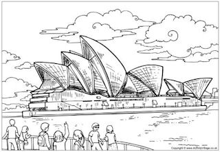Around the World Colouring Pages Around the World Colouring Pages