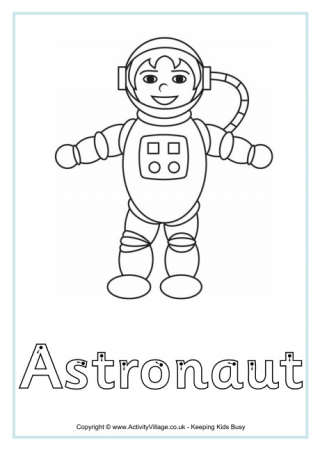 Astronaut Finger Tracing