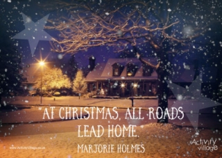 At Christmas All Roads Lead Home Poster