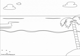 Download Seaside Colouring Pages