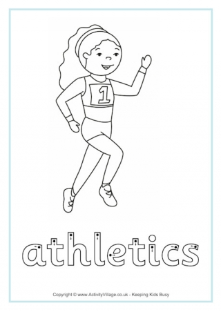 Athletics Finger Tracing