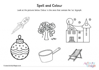 Au Digraph Spell And Colour