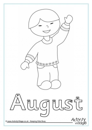 August Finger Tracing