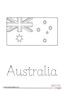 Australia Handwriting Worksheets