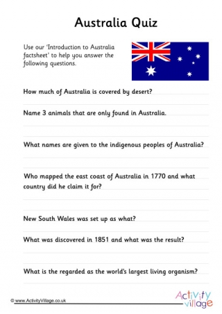 Australia Quiz