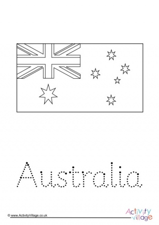 Australia Word Tracing