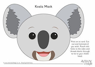 Australian Animal Masks