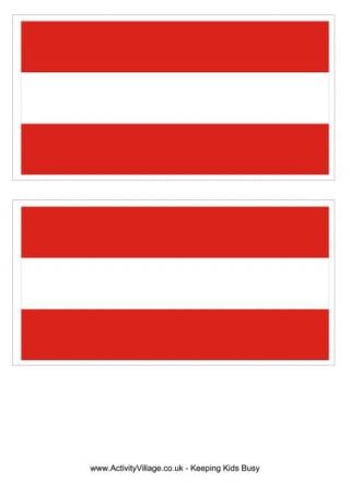 Austria Flag Printable