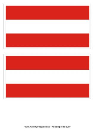 Austria Flag Printable