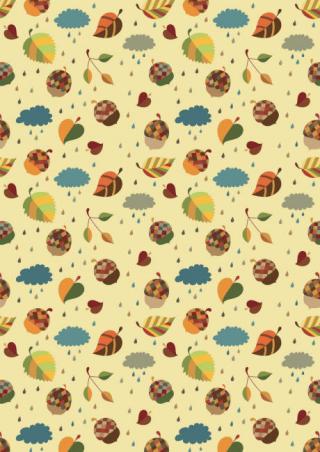 Autumn Design Scrapbook Paper