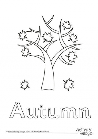 Autumn Finger Tracing